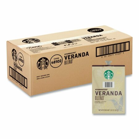 FLAVIA Starbucks Veranda Blend Coffee Freshpack, Veranda Blend, 0.32 oz Pouch, 76PK 48102